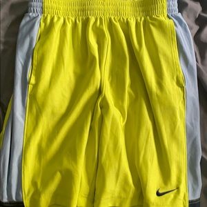 Nike neon shorts